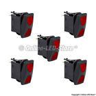 Pszacceps009s-rd-x5 Ols Dc Red Led Spdt Rocker Switch Kit 816165022470