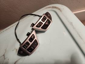 12801609 Saab 9-3 03-05 Steering Wheel Paddle Shifters Sentronic Switch Chromed