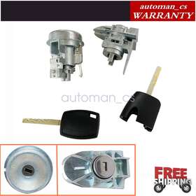Be8z-542199 Soillar Be8z11582b Ignition And Door Lock Cylinder With Keys Shells For Ford Fiesta 2011-2019
