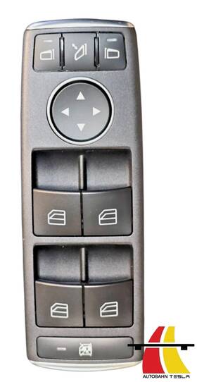 1028461-00-a Tesla 2012 - 2020 Model S And X Window Switch Left Front With Power Fold Mirrors