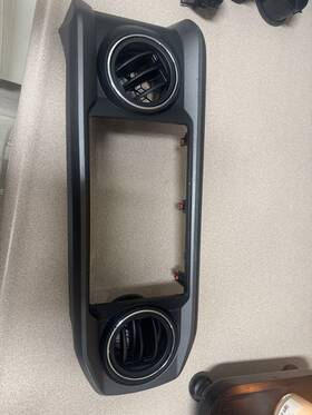 55412-04120 Toyota 638-73666 2016-2023 Tacoma Dash Radio Bezel Gray