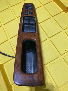 74232-33190 Toyota 02 - 06 Camry Se Xle Master Power Window Switch Bezel Trim Wood Grain Oem