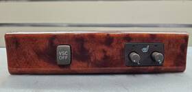 758369 Toyota 01-06 Lexus Ls430 Center Console Front Heated Seat Vsc Switch Assembly Wood