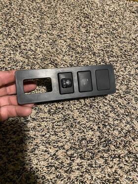 847240c010 Toyota 2007-13 Tundra Sequoia Dash Switch Bank Blank Accessory Add On Option Knob