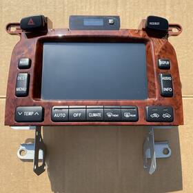 86111-48100 Toyota 04-07 Highlander Oem Nav Radio Wood Ac Climate Switch
