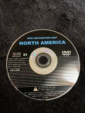 86271-33031 Toyota 2002 Dvd Navigation Map Disc North America For 02-03 Lexus Is300