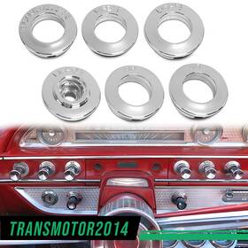 Tra183965 Transmotor2014 Fits 1962 Ford Galaxie Dash Knob Bezel Air Brake Release Lighter Lights Wiper