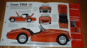 Tr3a Triumph 55 56 57 Tr3 3 1957 Original Imp Brochure Specs Info A Tr