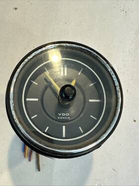 Vdo 1075420011 1972-75 Mercedes-benz Early R107 C107 350sl 450sl 450slc Kienzle Dash Clock
