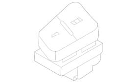 1k0-962-125-b-reh Volkswagen Genuine Lock Switch