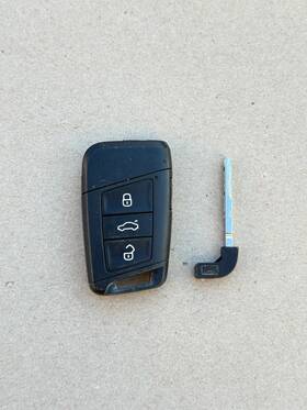 3vw7m7bu1nm004359 Volkswagen 2019-2023 Jetta Keyless Entry Remote Key Fob With Oem