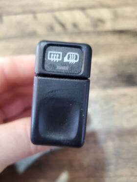 9128263 Volvo Oem Black Window Defroster Switch Fits 850 94-97 960 S90 V90