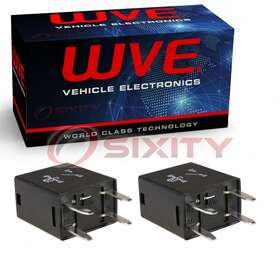 Wve Sx-sazb 2007 2006 2005 Electrical 2 Pc Wells Headlight Relay For 2005-2007 Pontiac Grand Prix Xp