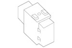 Genuine Nissan Parking Aid Switch 25125-9PB0A. Fixed Price $27.66.