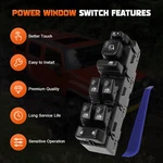 15883429 Driver Side Master Power Window Control Switch For Hummer H2 2003-2007. Fixed Price $43.99.