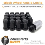 Nuts & Locks 16+4 Black For Dodge Ram 1500 MK4 09-18 On Aftermarket Wheels. Fixed Price $40.61.