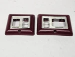 1983-1988 Ford Ranger Bronco Ii Power Window Lock Switch Bezels Red E57B-14A335. Fixed Price $70.00.