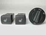 1998 2003 Saab 9-3 Seat Heater Head Light Lamp Control Switch Button Set Of. Fixed Price $45.35.