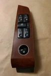 (03-06) Mercedes W220 S500 Front Left Driver Side Master Window Switch Trim Wood. Fixed Price $54.99.