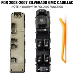 Front Driver Left Side Power Window Switch Black For Chevy Silverado #15112971. Fixed Price $38.69.