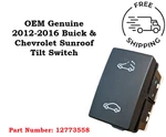 Oem Gm Chevy Buick Equinox Malibu Regal Sunroof Tilt Switch Black 12773558. Fixed Price $17.99.
