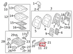 Niro Knob-fr Seat Slide Power,lh 2016-2022 Wagon 1.6LPETROL -genuine New Kia. Fixed Price $27.71.