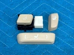Lexus ES350 Front Driver's Seat Switch Knobs 3PC Set IVORY:LB01 2013-2015 Oem. Fixed Price $95.00.