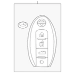 Genuine Nissan Keyless Entry Transmitter 285E3-1ET5A. Fixed Price $162.14.