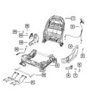 Genuine Mopar Recliner Handle 1VB69JD7AA. Fixed Price $27.43.