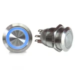 19MM Latching Billet Button With Led Blue Ring Autoloc AUTSW43B Custom Rat. Fixed Price $59.95.