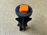 87-93 Ford Mustang Console Frame Fuel Door Release Button Factory Oem Orange. Fixed Price $42.49.