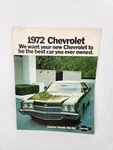 1972 Chevrolet Caprice / Impala Bel Air Sales Brochure Catalog Dealer Specs. Fixed Price $14.99.