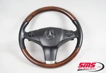 08-12 Mercedes W207 E550 C250 GLK350 Steering Wheel Wood W/paddle Shifters Oem. Fixed Price $299.98.