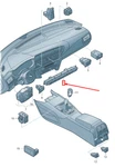 New Audi A7 Sportback Dashboard Multiple Switch 4G0927137AE6PS. Fixed Price $141.90.