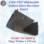New 1964-1967 Oldsmobile Cutlass Glove Box Liner Insert #CUT-GBX-005. Fixed Price $89.99.