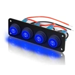 4 Gang 12V 20 Amp Toggle Rocker Switch Panel Led Breaker Waterproof Widely Fi.... Fixed Price $15.70.