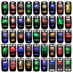 Custom Toggle Rocker Switch 45 Designs, Colors 12V 20A Utv Boat Truck Car. Fixed Price $19.99.