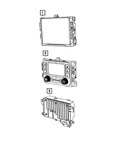 Genuine Mopar Multi Media Radio 68428581AD. Fixed Price $696.90.