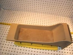 Mercedes Early W126 Sec Rear Parchment Open Style Console & ASHTRAY,LIGHTER,T1. Fixed Price $479.70.