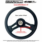 85-88 Monte Carlo Ss Black Leatherwraped Steering Wheel Cosmetic Defect 17981786. Fixed Price $109.95.