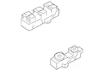 Genuine Hyundai Window Switch 93575-3Q000-RAS. Fixed Price $137.69.