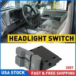 2X 15693548 Headlight Parking Rocker Switch For Gmc C1500 Sierra Sle 90-94. Fixed Price $29.79.