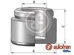 Autofren Seinsa D025754 Piston, Brake Caliper For Audi Mercedes-benz Vw. Fixed Price $21.51.