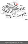 Genuine Plate, Front Door Scuff, Right, 6791348010A0 For Toyota 67913-48010-A0. Fixed Price $61.90.