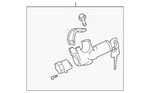 Genuine Nissan Steering Column Lock D8700-EL60A. Fixed Price $373.78.