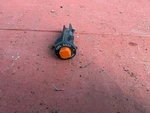 87-93 Ford Mustang Console Frame Fuel Door Release Button Factory Oem Orange. Fixed Price $20.00.