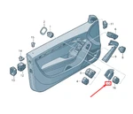 Audi A5 Boot Lid Lock Switch Trim Lhd 8T19598297PE. Fixed Price $9.70.