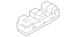 Genuine Nissan Window Switch 25401-1JA5C. Fixed Price $104.36.