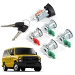 Ford Econoline Van E150 E250 E350 Ignition & Door Lock Cylinder Keyed Alike. Fixed Price $28.39.
