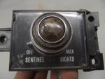 1977-1979 Cadillac Deville Eldorado Seville Sentinel Headlight Dash Switch Bezel. Fixed Price $45.00.